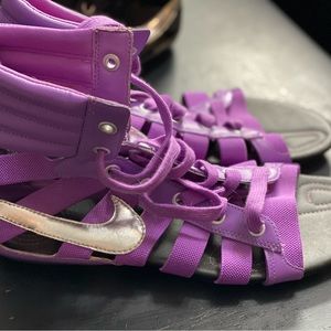 Purple Nike Gladiator Sandal